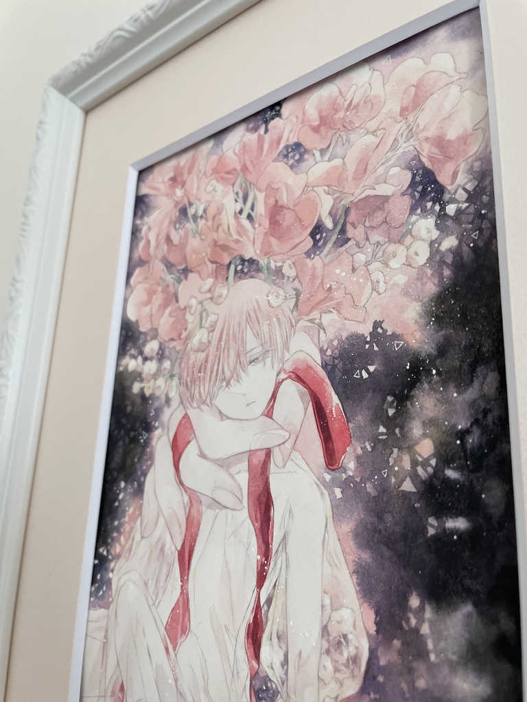 【額装原画】花人A -bouquet-