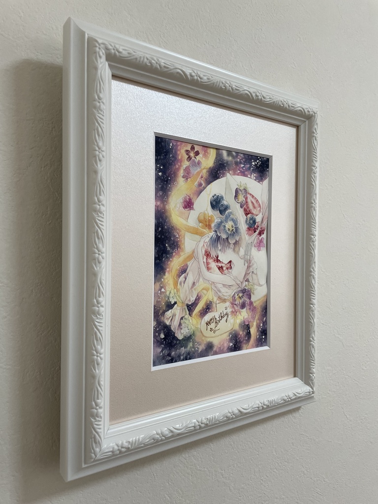 【額装原画】花人B -edible-