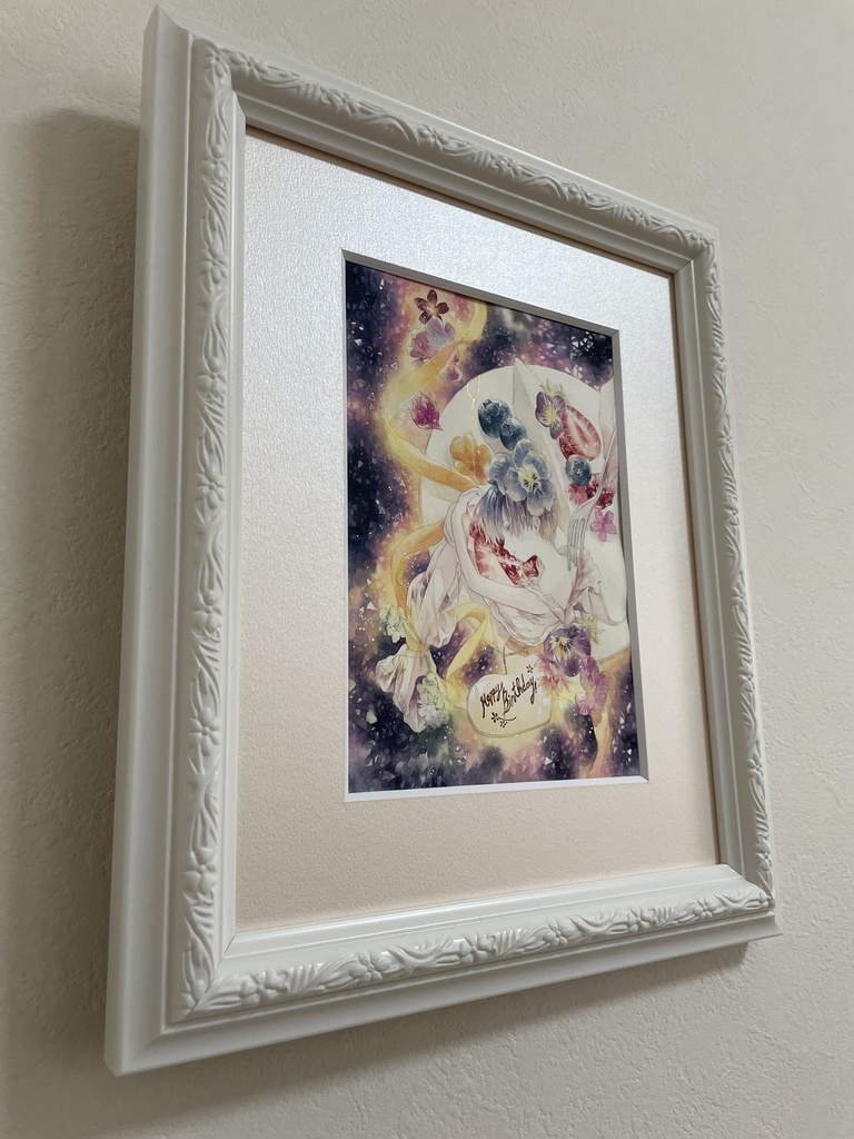 【額装原画】花人B -edible-