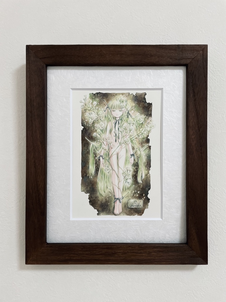 【額装原画】花人C -specimen-