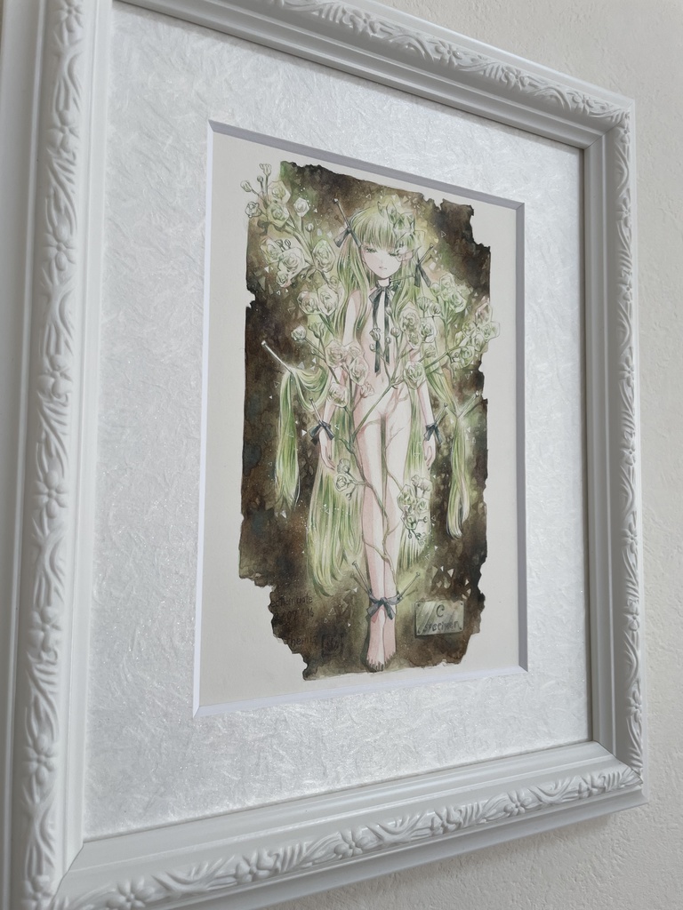 【額装原画】花人C -specimen-