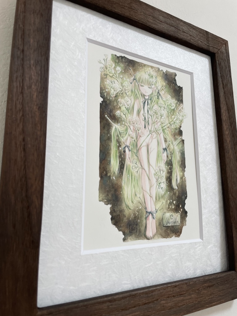 【額装原画】花人C -specimen-