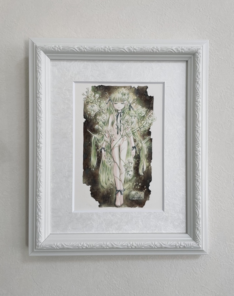 【額装原画】花人C -specimen-