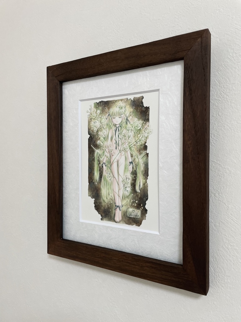 【額装原画】花人C -specimen-