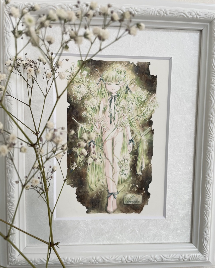 【額装原画】花人C -specimen-