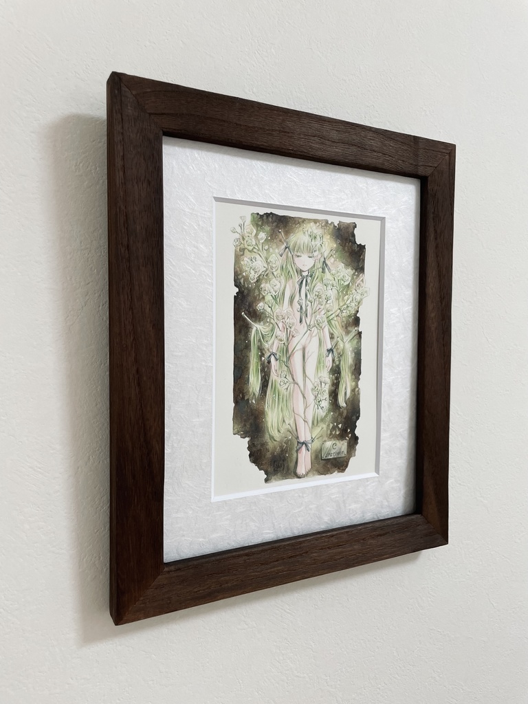 【額装原画】花人C -specimen-