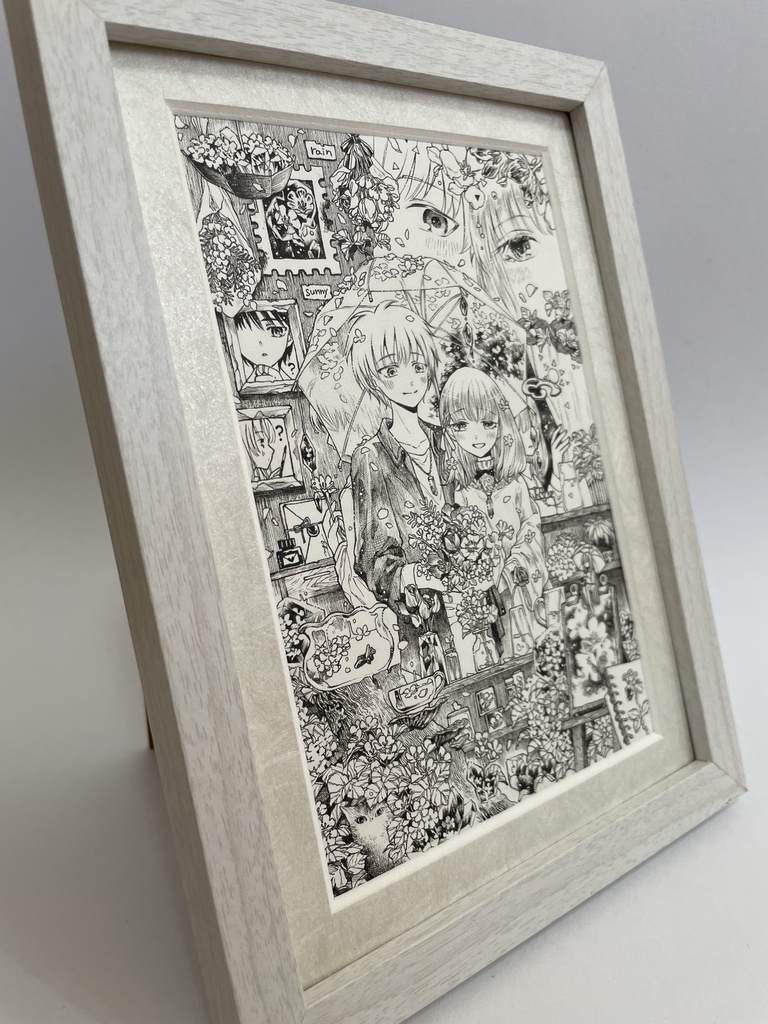 【額装原画】イルファとフィーネ