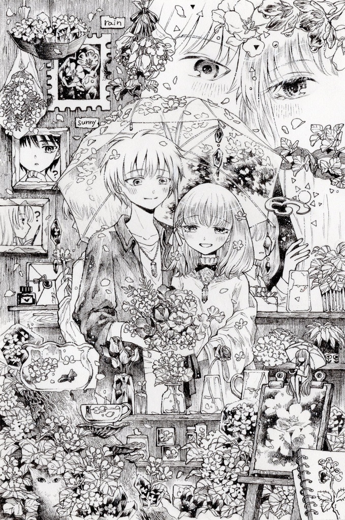 【額装原画】イルファとフィーネ