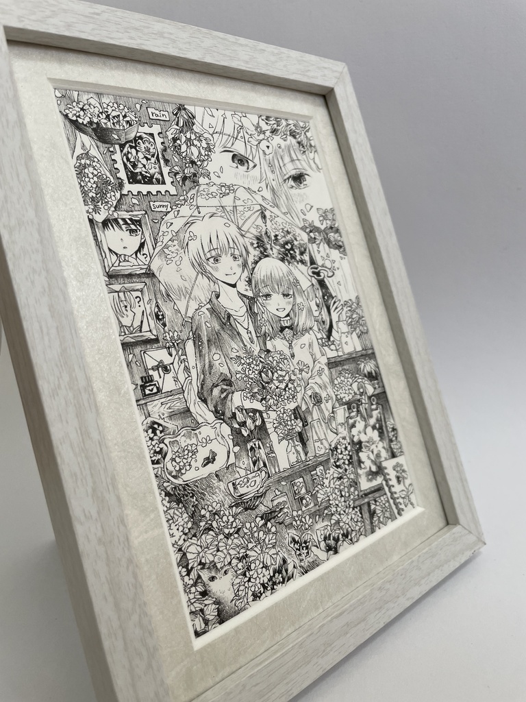 【額装原画】イルファとフィーネ