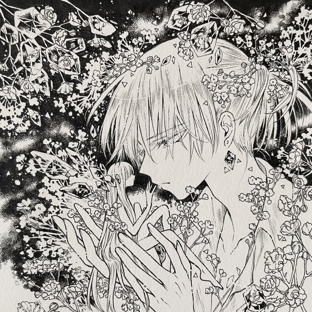 【額装原画】採掘者