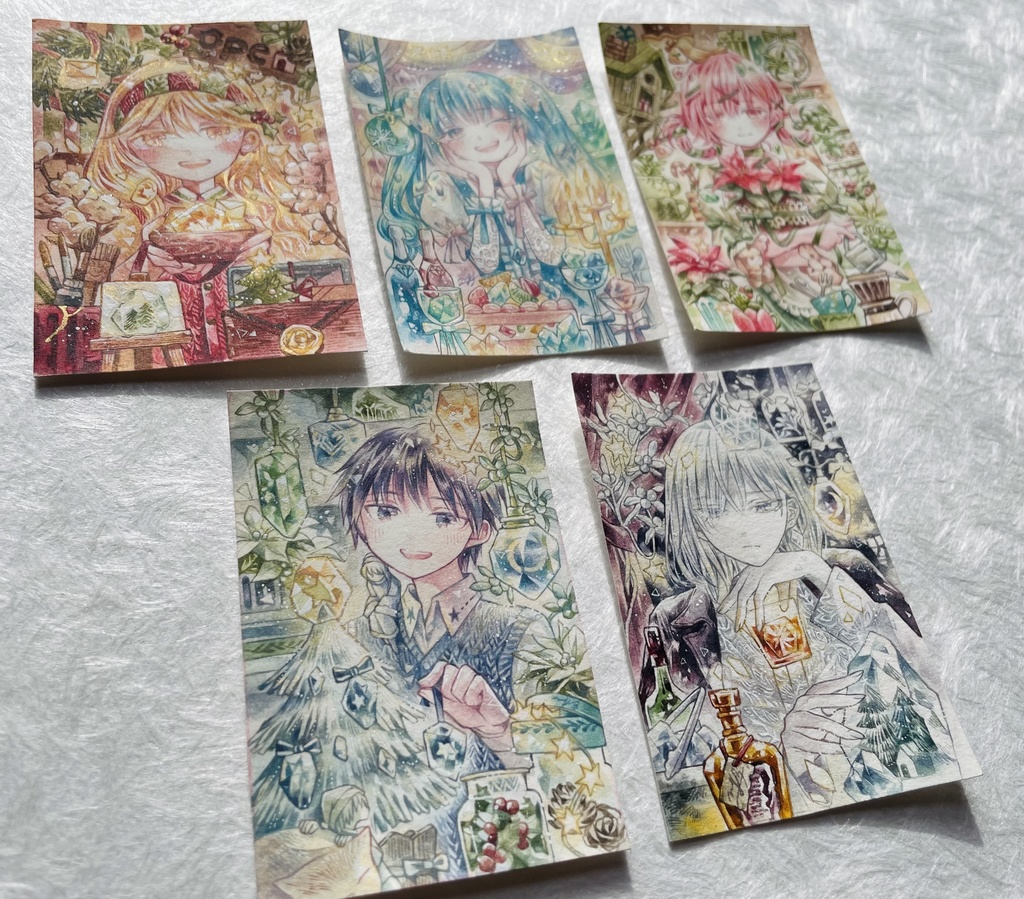 【額装原画】小さな冬の記憶たち