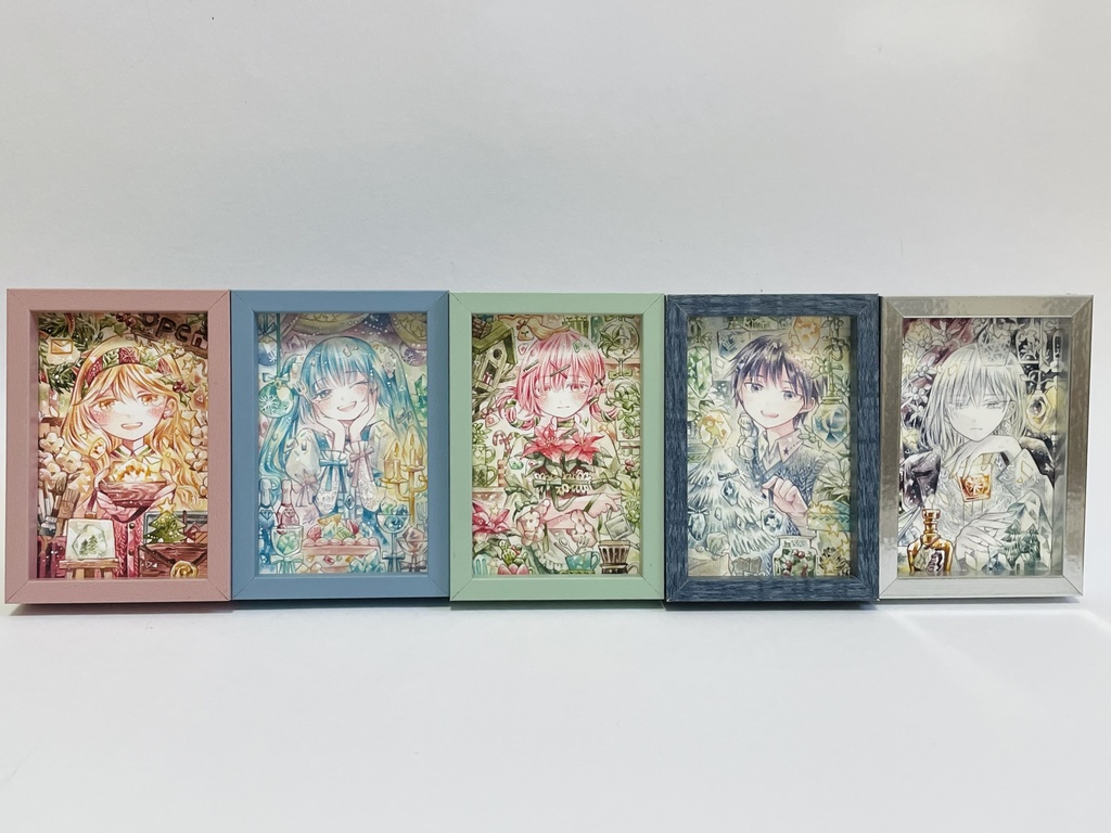 【額装原画】小さな冬の記憶たち