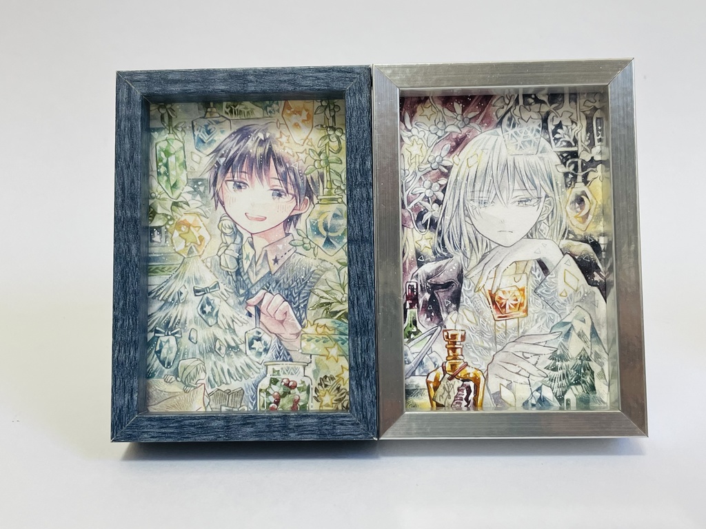 【額装原画】小さな冬の記憶たち