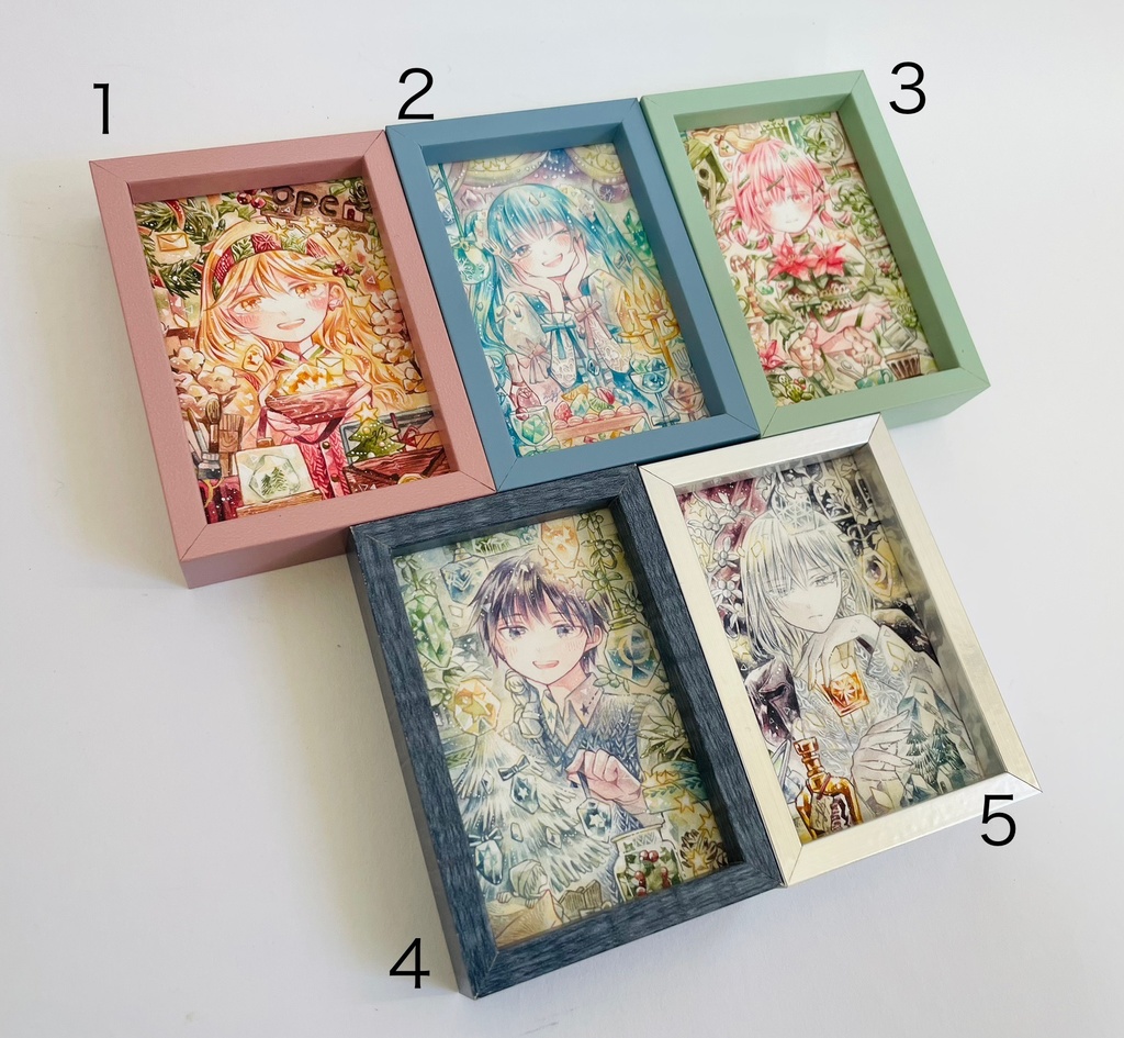 【額装原画】小さな冬の記憶たち