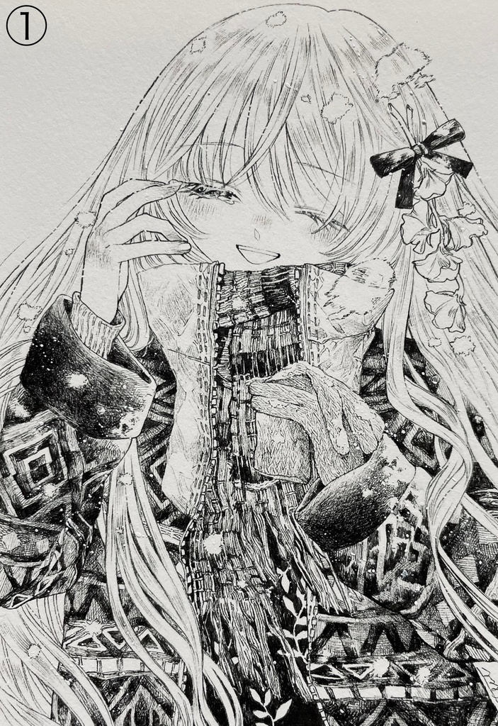 【フレームレス原画】朝の冷気で涙が出ること