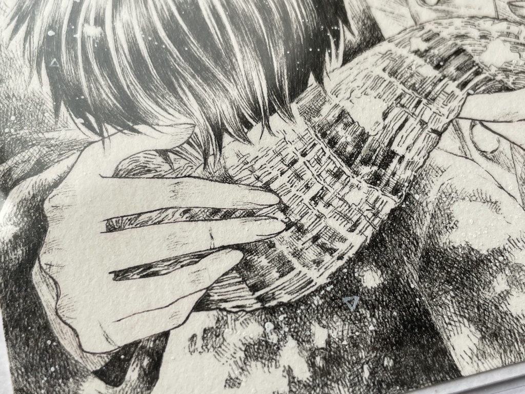 【フレームレス原画】朝の冷気で涙が出ること