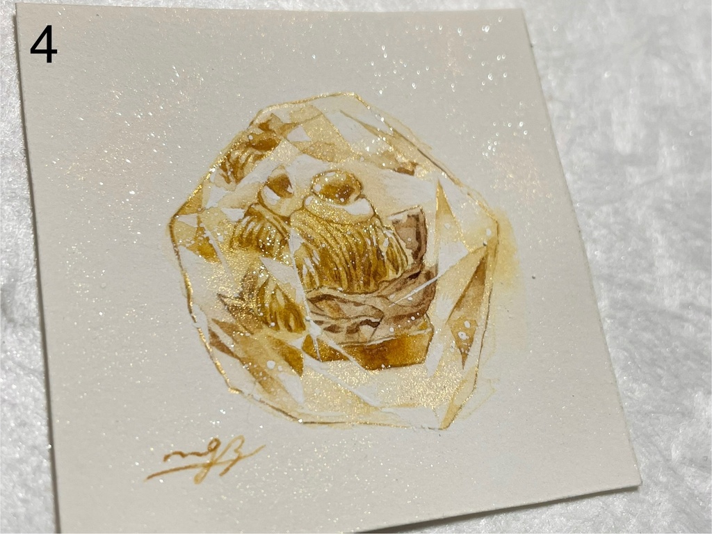 【フレームレス原画】水彩 美味しい記憶