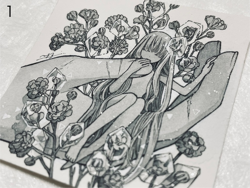 【フレームレス原画】ペン画