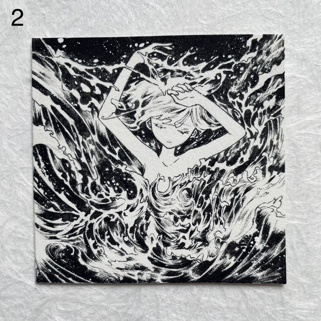 【フレームレス原画】ペン画