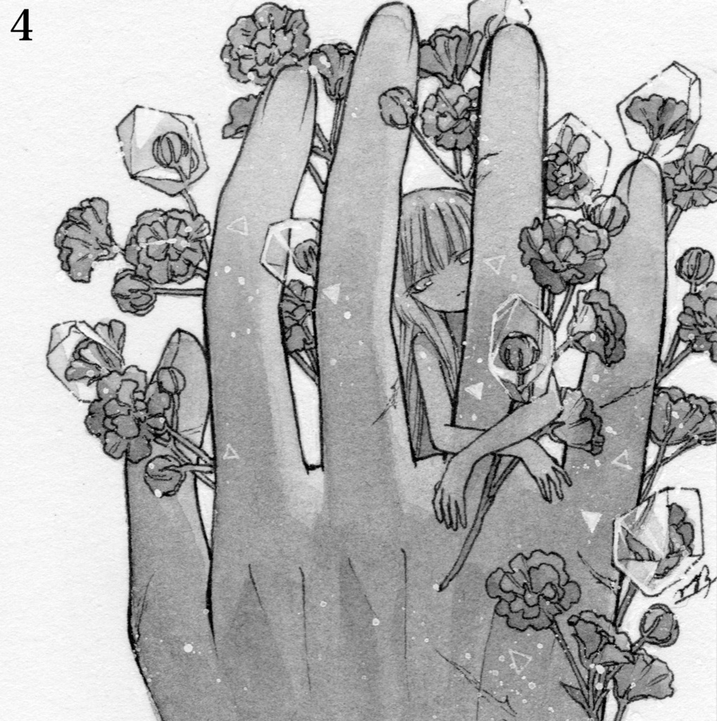 【フレームレス原画】ペン画