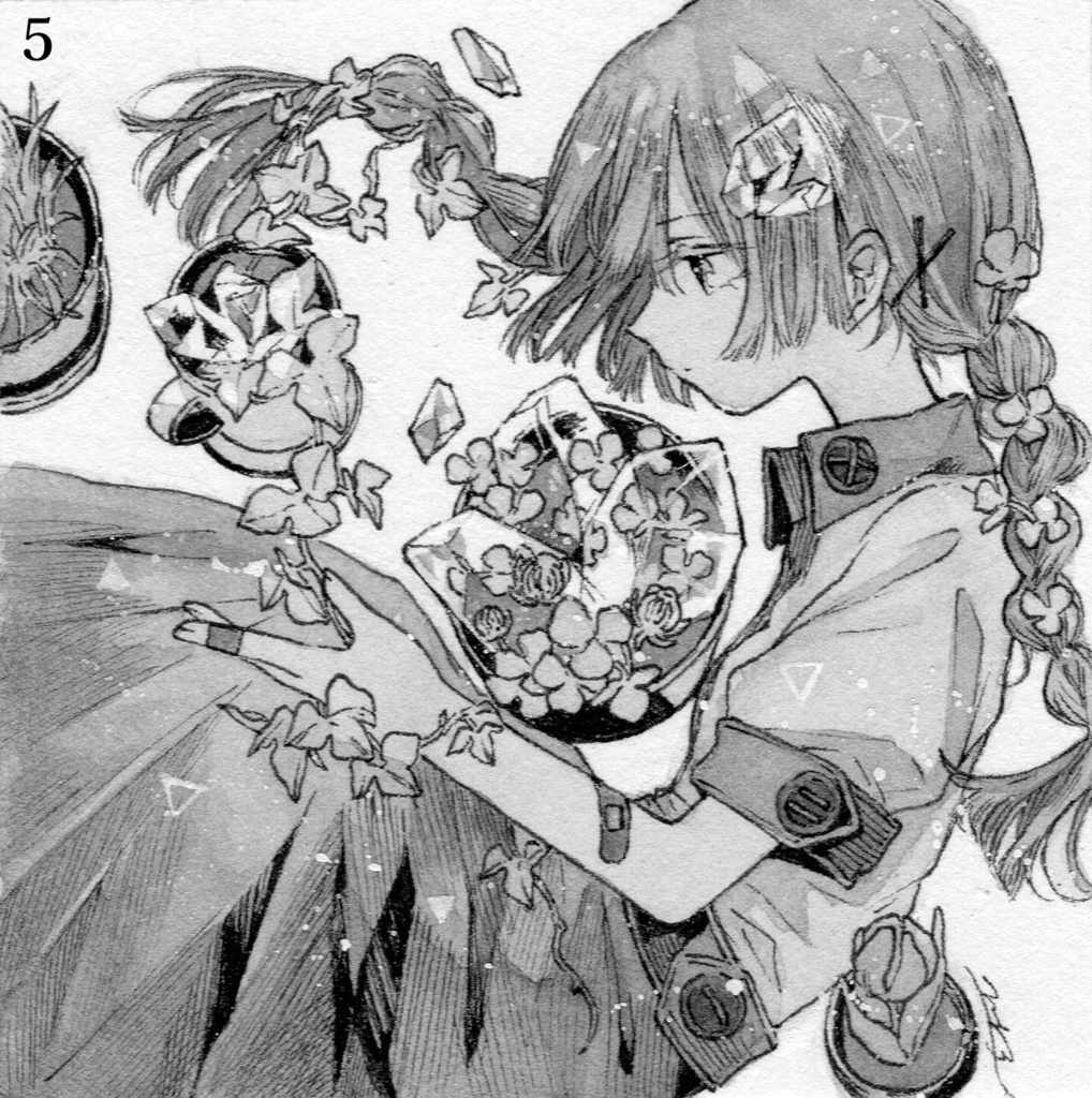 【フレームレス原画】ペン画