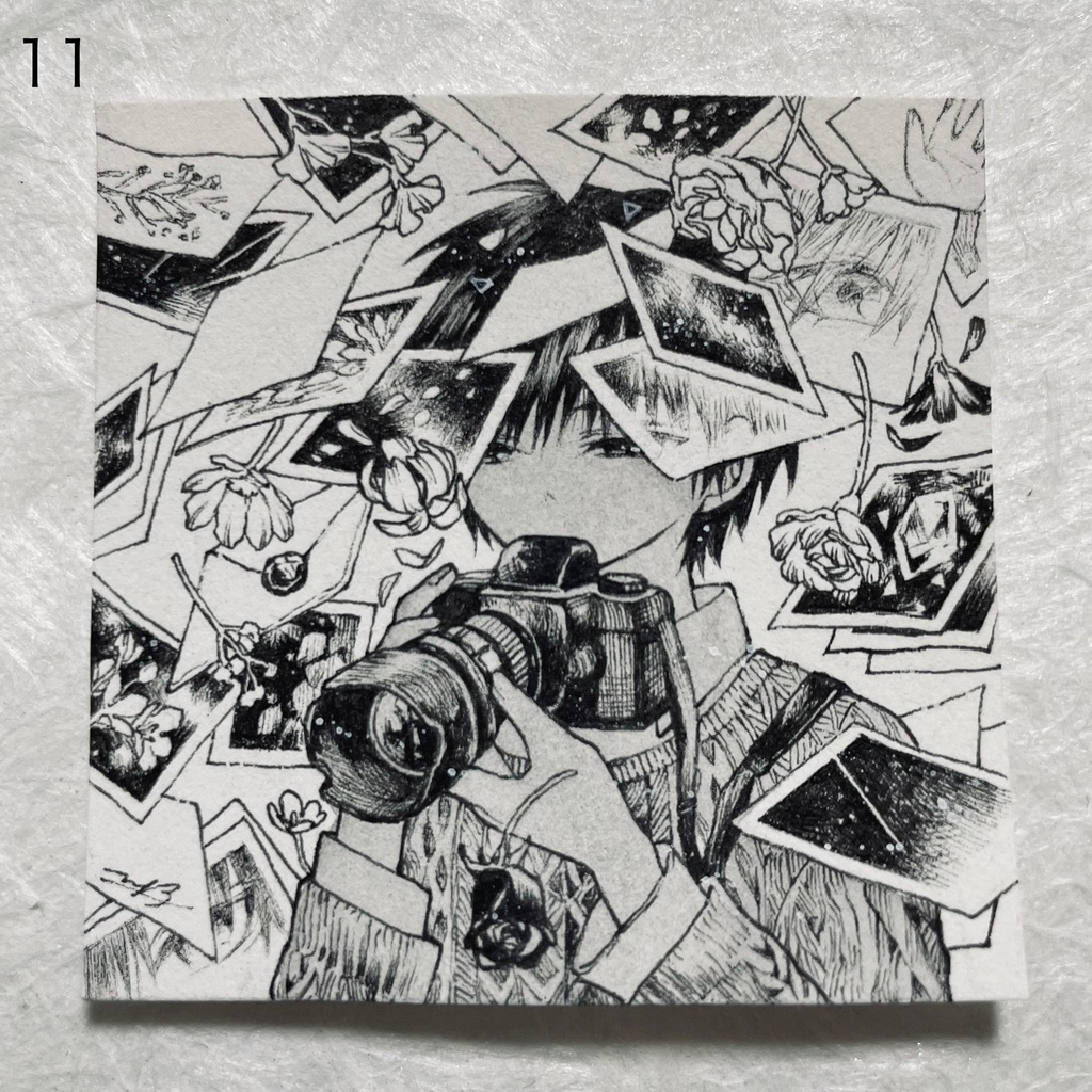 【フレームレス原画】ペン画