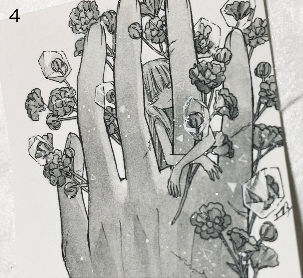 【フレームレス原画】ペン画