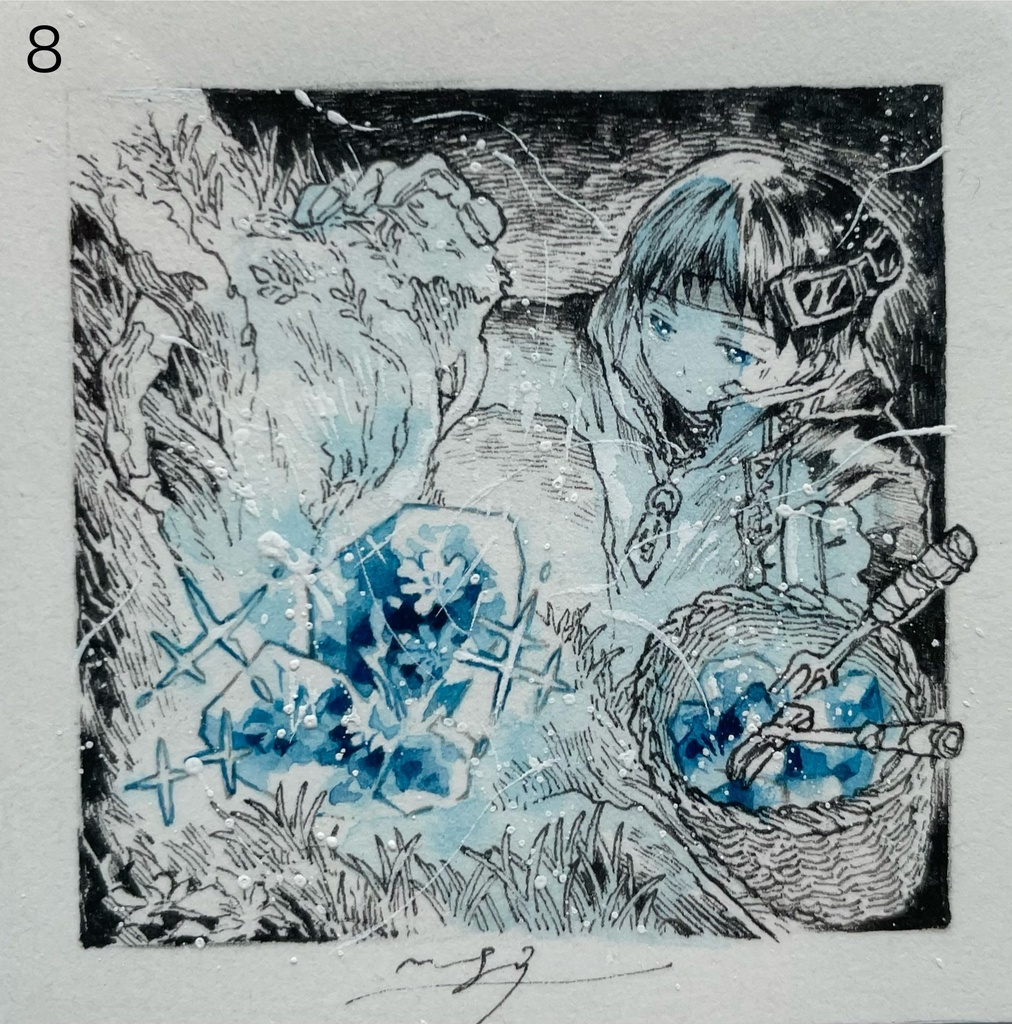 【フレームレス原画】ペン画