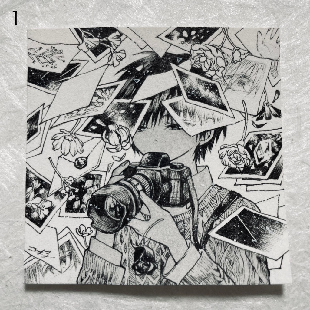 【フレームレス原画】ペン画