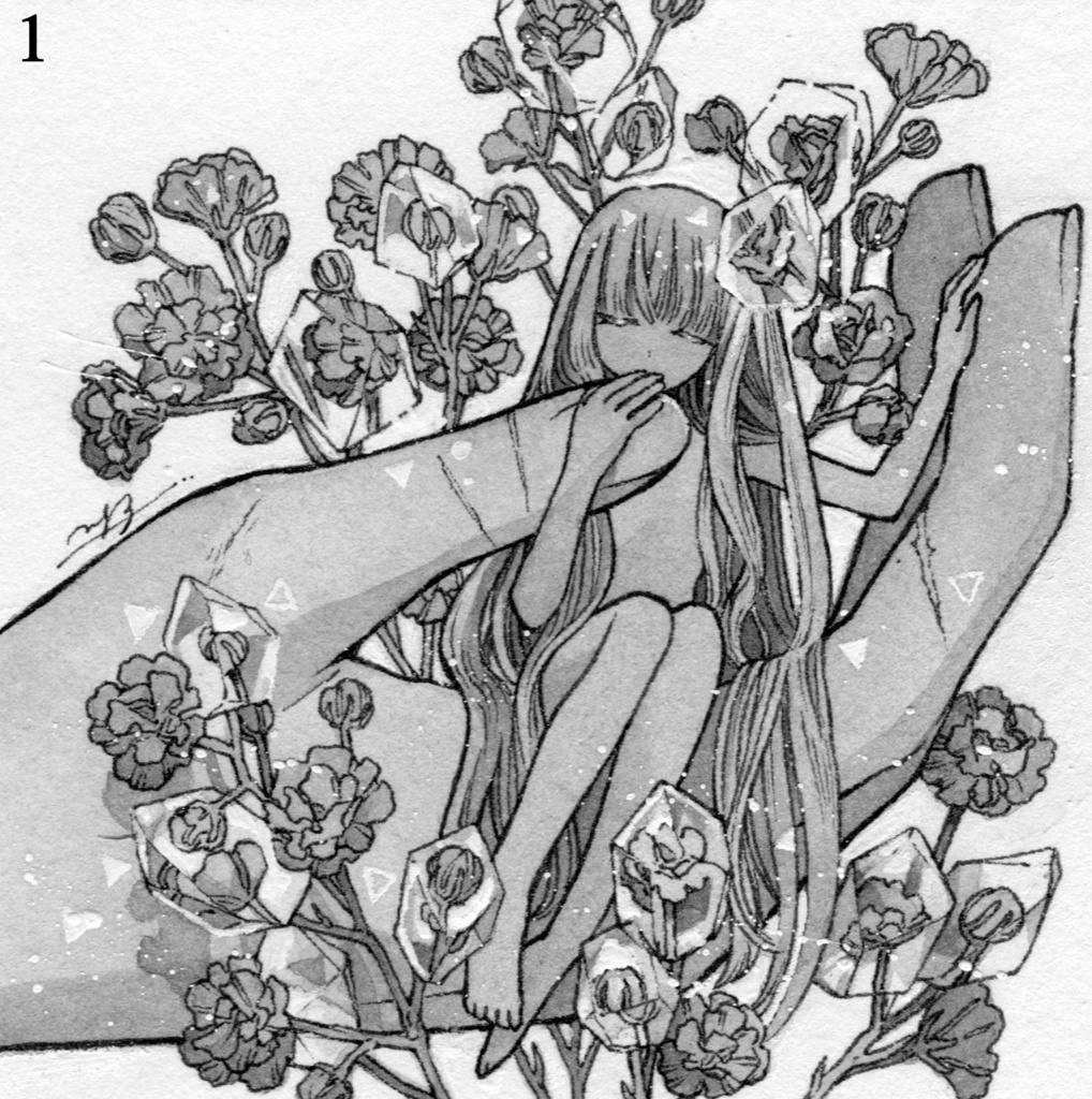 【フレームレス原画】ペン画