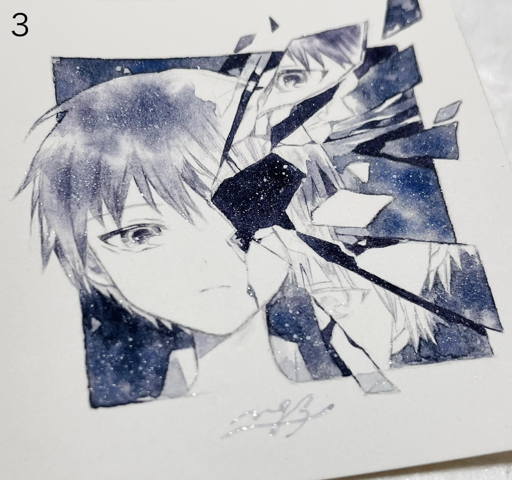 【フレームレス原画】水彩