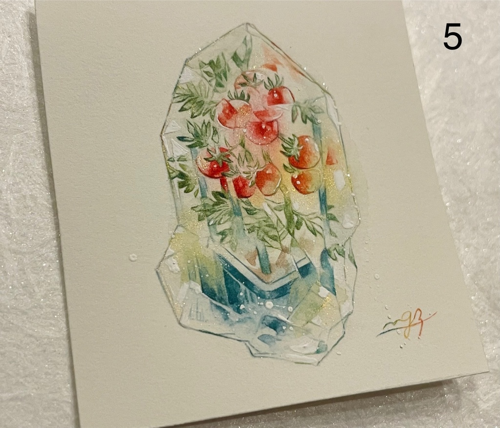 【フレームレス原画】水彩