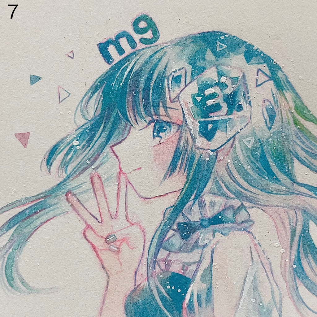 【フレームレス原画】水彩