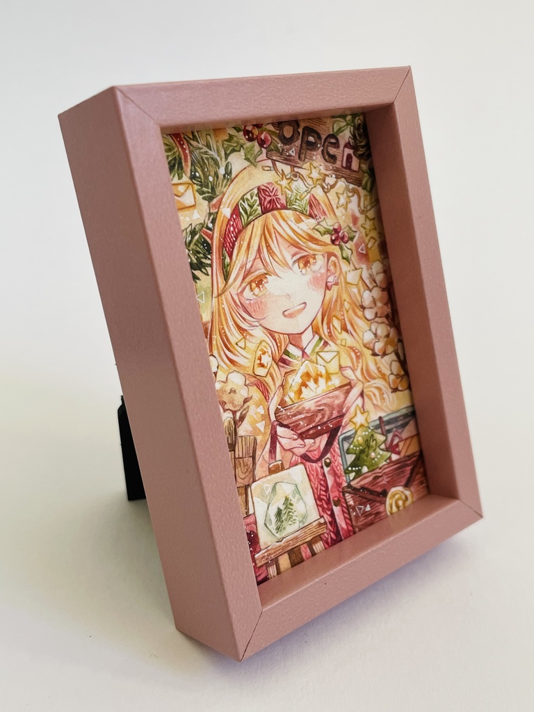 【額装原画】小さな冬の記憶たち