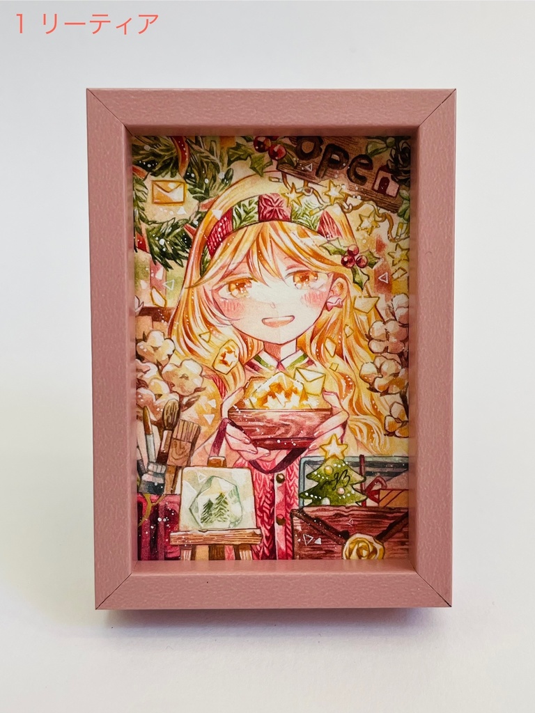 【額装原画】小さな冬の記憶たち
