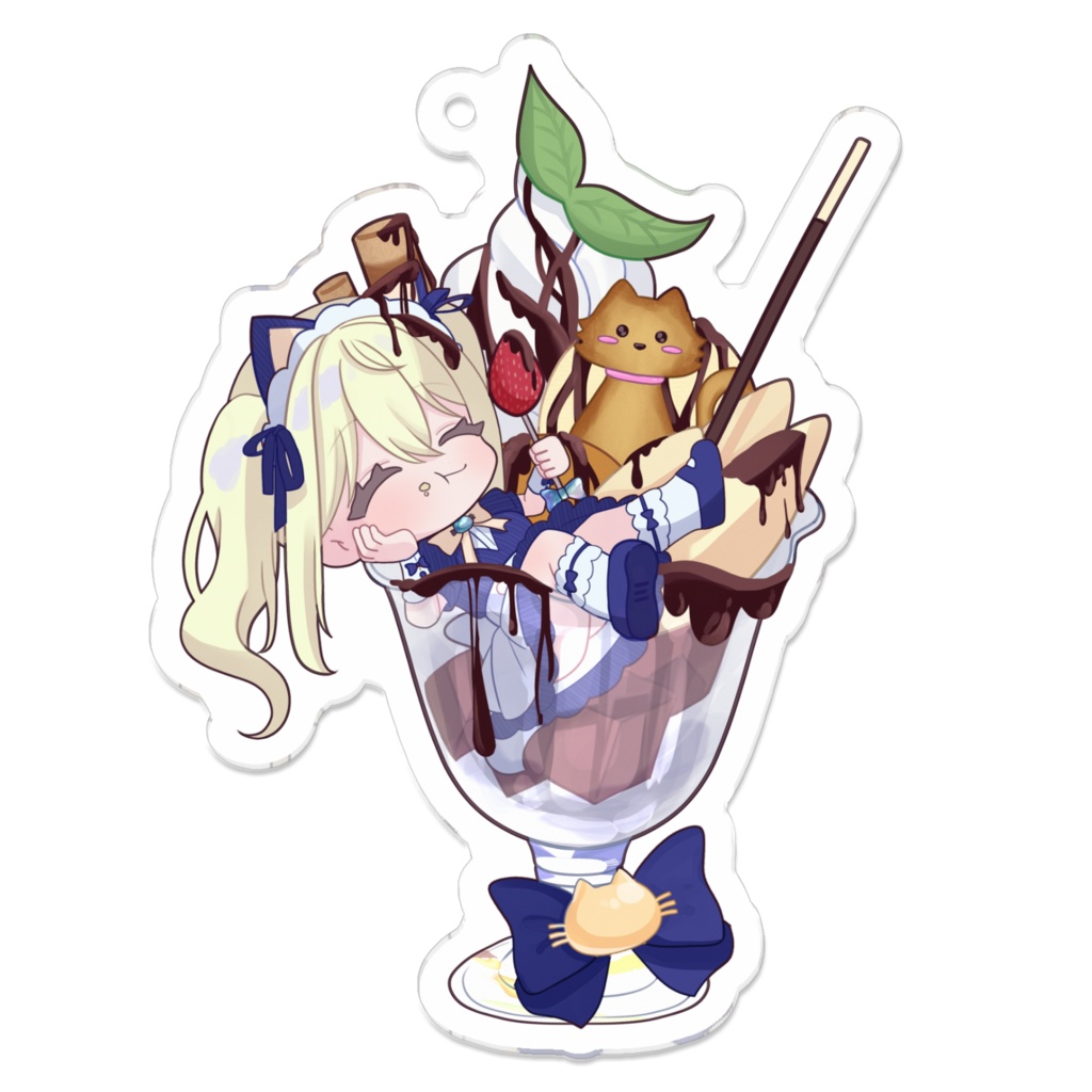 もぐもぐひよりん🍫アクリルキーホルダー