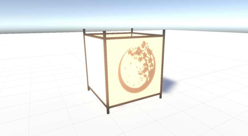 【VRChat想定】灯篭&キャンドルセット【和風3Dモデル】