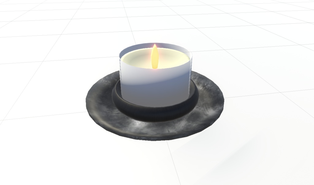 【VRChat想定】灯篭&キャンドルセット【和風3Dモデル】