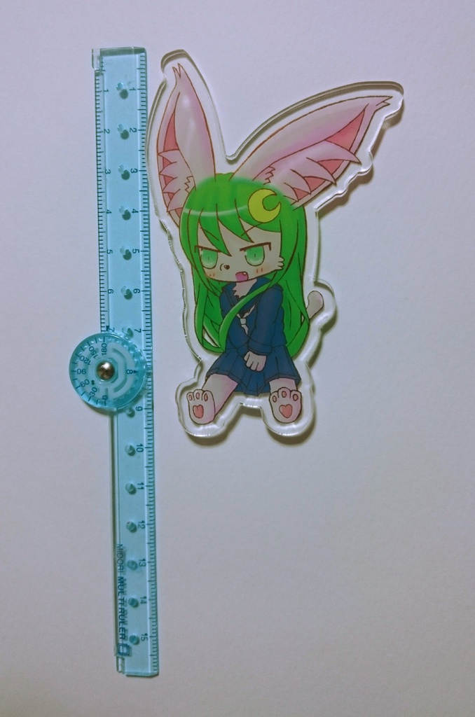 にゃがつきといつでもいっしょ!アクリルバッジ