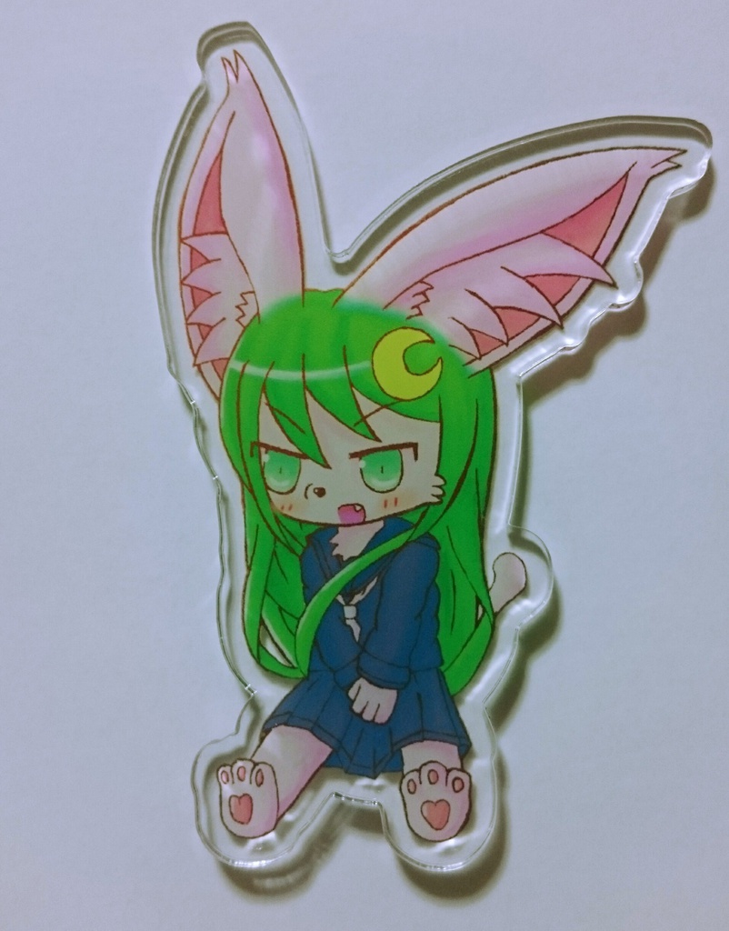 にゃがつきといつでもいっしょ！アクリルバッジ