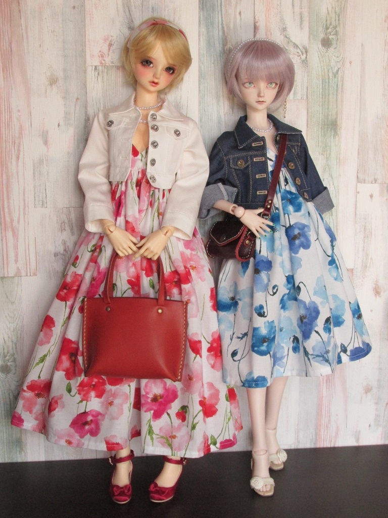 カシュクールワンピ