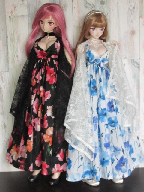 カシュクールワンピ