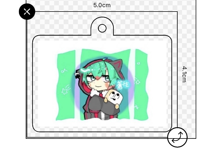 アクリルキーホルダー