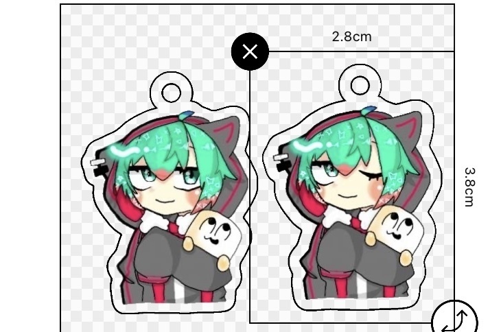 アクリルキーホルダー