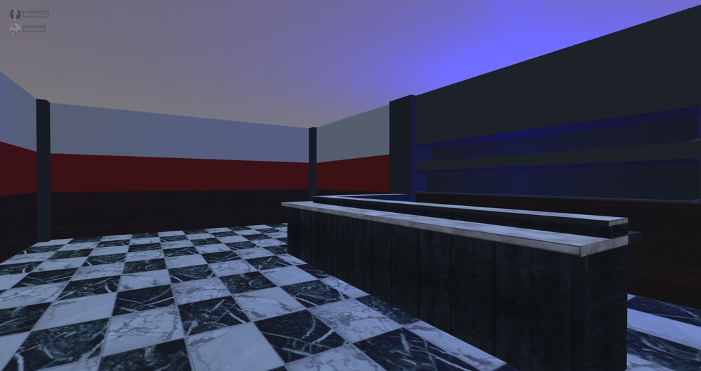 VRChat向けワールド【Bar】