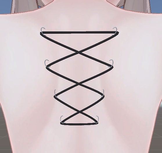 チラ見せ!?マヌカ用コルセットピアス