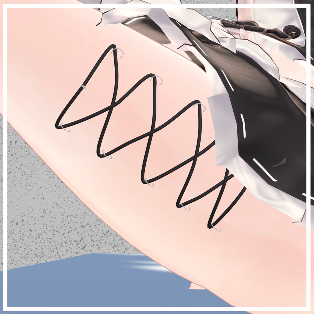 チラ見せ!?マヌカ用コルセットピアス