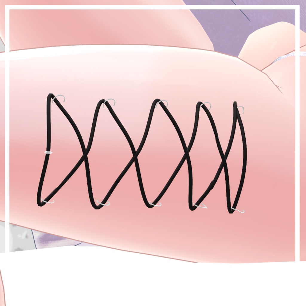 チラ見せ!?バニラ用 コルセットピアス