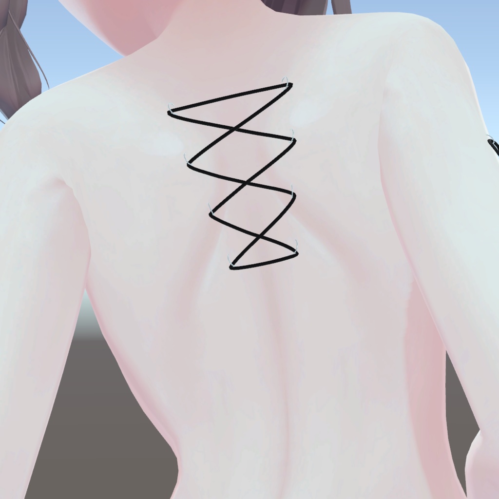 シナノちゃん用コルセットピアス。