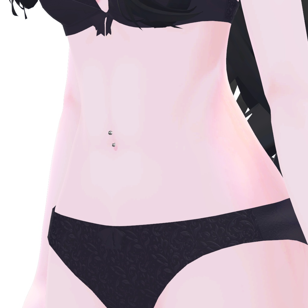 ルルネちゃん用シンプルヘソピアス